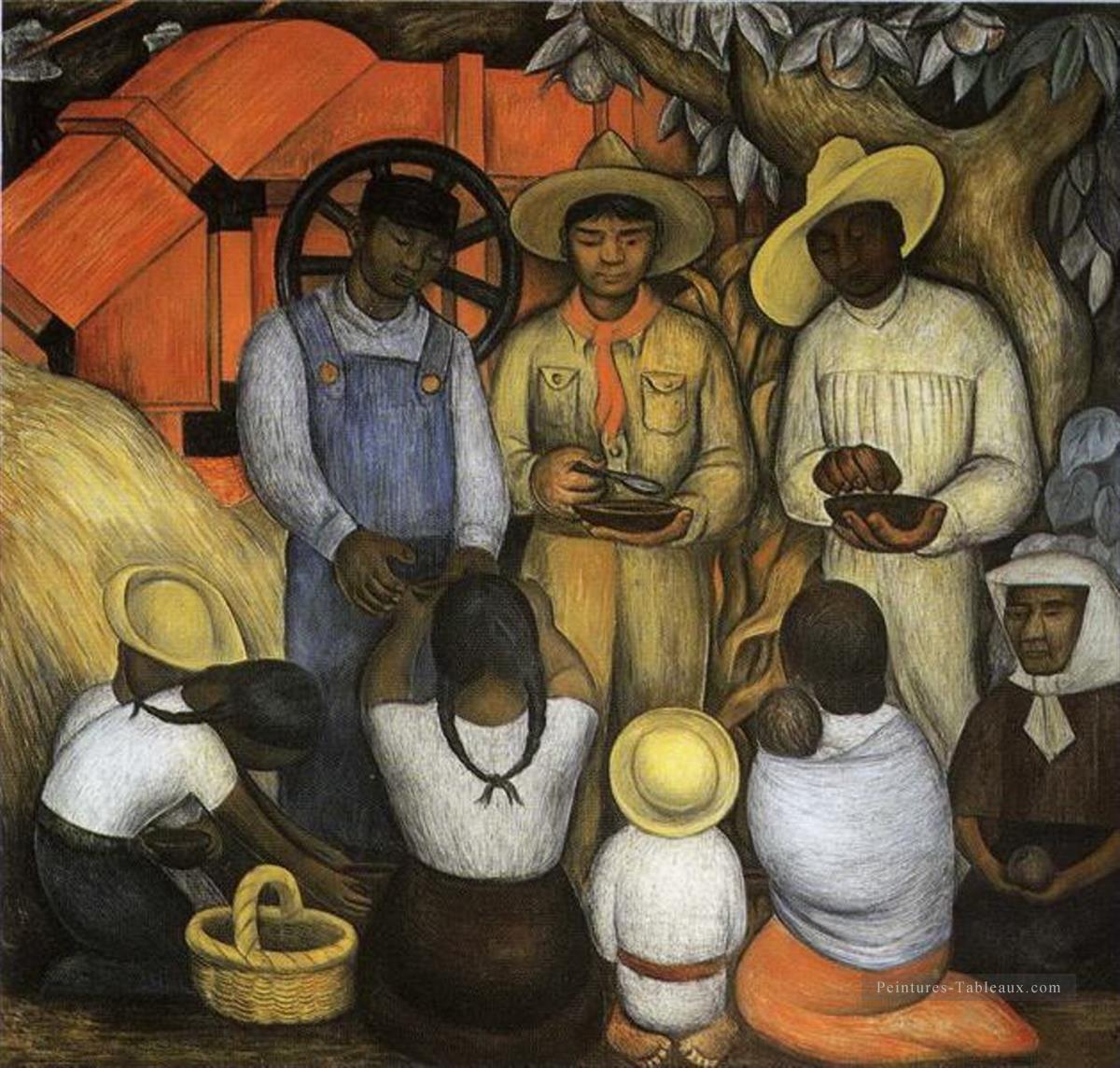 triomphe de la révolution 1926 Diego Rivera Peintures à l'huile